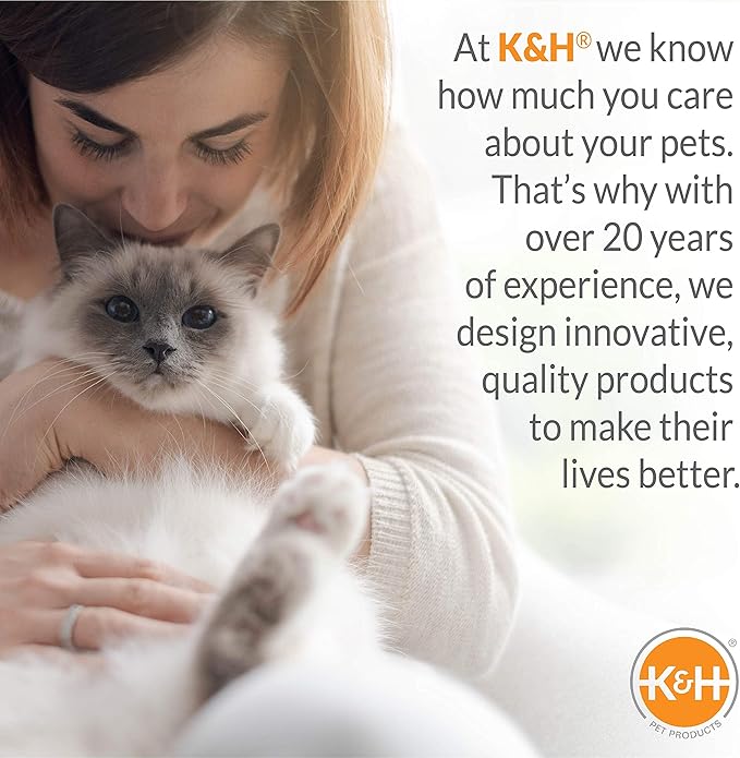 K&H Pet Products EZ Mount Cat Window Perch Kitty Sill Scratcher Cradle, Sturdy Window Perch for Large Cats, Steel Frame Scratcher Hammock with Strong Suction Cups for Glass - 20 X 11in Cardboard