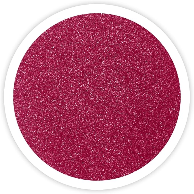 Sandsational Sparkle Watermelon Unity Sand, 1 LB (16 oz), Dark Pink Colored Sand for Weddings, Vase Filler, Home Décor, Crafts, Terrariums, and More
