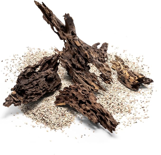 Ultum Nature Systems Driftwood - Dragon Drift Wood for Fish Tank, Planted Tank, Terriarium, Paludarium - Versatile Natural Driftwood Decor, Events Wood Centerpiece - Dragon Wood, M 11-16, 3 Pack