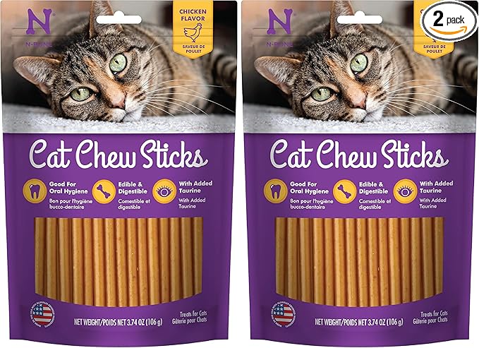 N-Bone Cat Chew Treats, Purple, 3.74 OZ (Pack of 2)