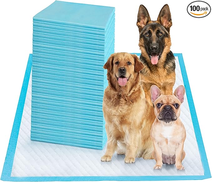 Boscute Super Absorbent & Leak-Proof Jumbo Size 36"x36" Pet Training Dog Pee Pads, Thicken Quick Dry Disposable Puppy Pee Pads, Potty Training Pads for Dogs Cats, Rabbits