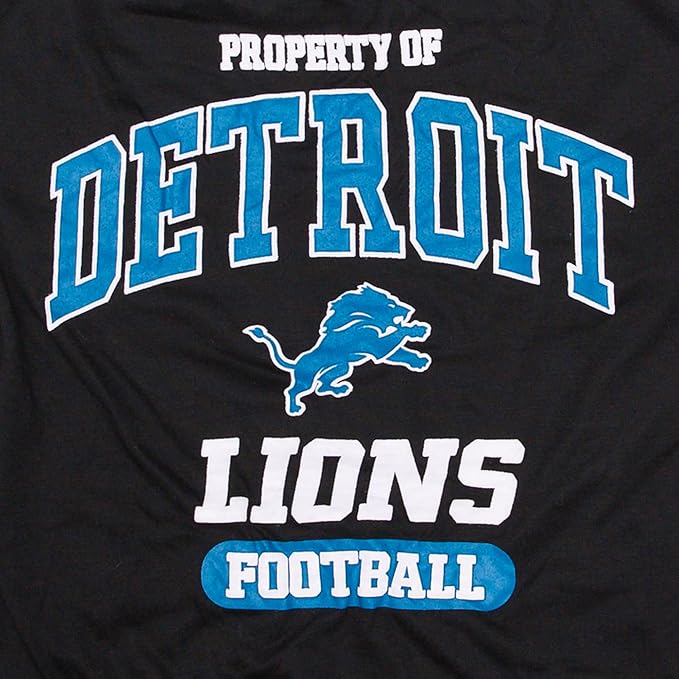 NFL Detroit Lions Dog T-Shirt for Pets, Size Large. Officially Licensed Pet Shirt with Team Logo, Soft Stretchable Comfort Fit Apparel for Dogs & Cats