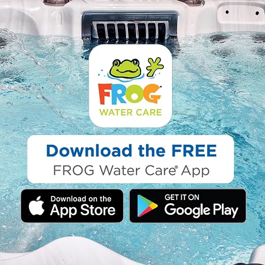 FROG Test Strips for Pools and Hot Tubs - Accurate Indicator for Free Chlorine or Bromine Levels, pH, Total Alkalinity and Total Hardness - Easy Water Testing - 50 Test Strips - 2 Pack