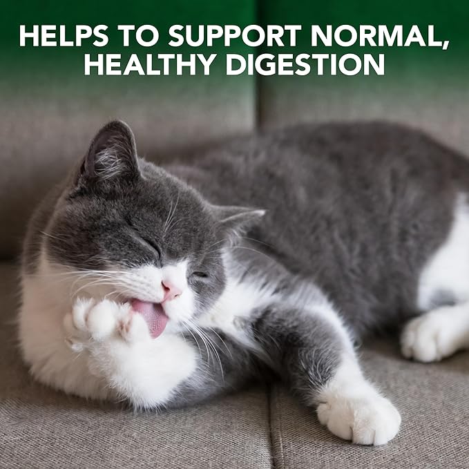 Vet’s Best Cat Hairball Relief Digestive Aid, Vet Formulated Hairball Support Remedy, Hairball Relief for Cats, Classic Chicken Flavor, 60 Chewable Tablets (Pack of 12)