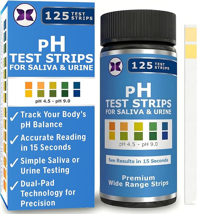 pH Test Strips for Testing Alkaline and Acid Levels in The Body. Track & Monitor Your pH Level Using Saliva and Urine. pH Tester for Highly Accurate Results in Seconds.