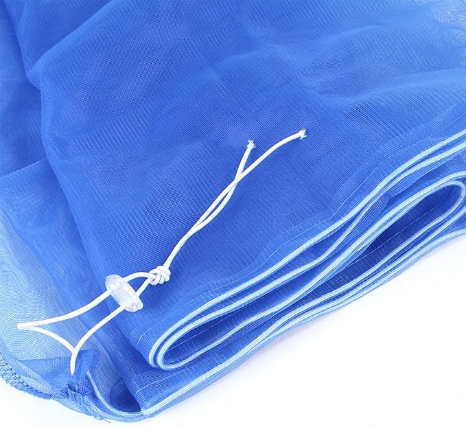 Bird Cage Seed Catcher Guard Parrots Mesh Net Cover Stretchy Soft Airy Fitting Skirt For Indoor Outdoor Feeders Bird Seed Catcher Net Large For Indoor Cage Outdoor Feeders Birdcage Cover Mesh Skirt