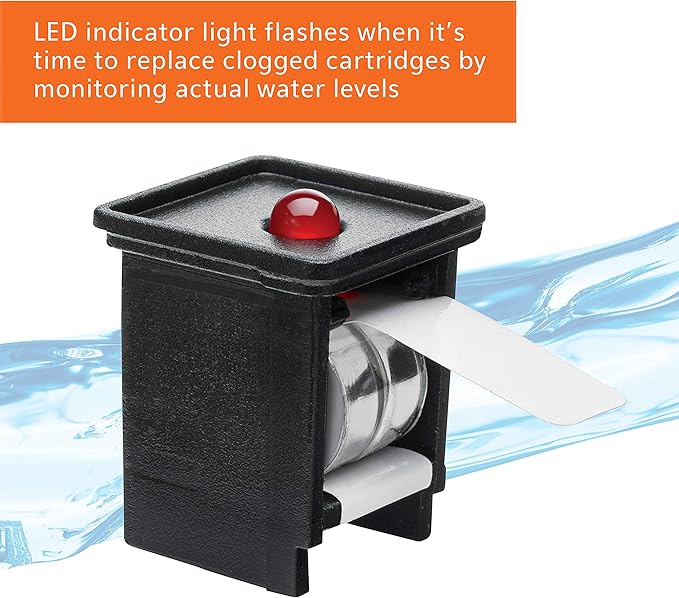 Aqueon QuietFlow 10 LED PRO Aquarium Fish Tank Power Filter For Up to 20 Gallon Aquariums