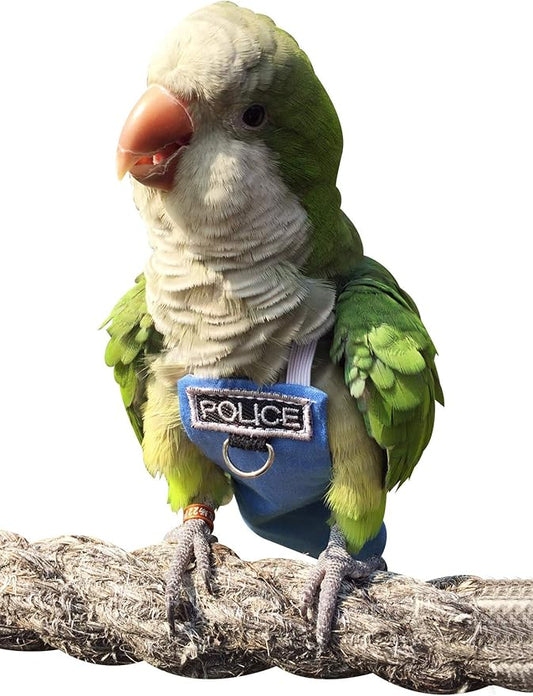 Bird Clothes Parrot Diapers Flight Suits, Reusable Waterproof Diapers for Pet Birds (2XL)