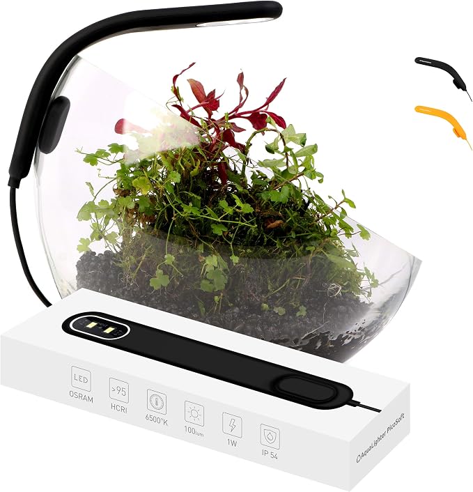 Clip On Fish Tank Light LED Flexible Aquarium Lamp for Plants | Plants & Fish Aquarium Lighting, Full Spectrum Grow Lamp, Easy Install, Safe Durable Waterproof for Freshwater, Saltwater