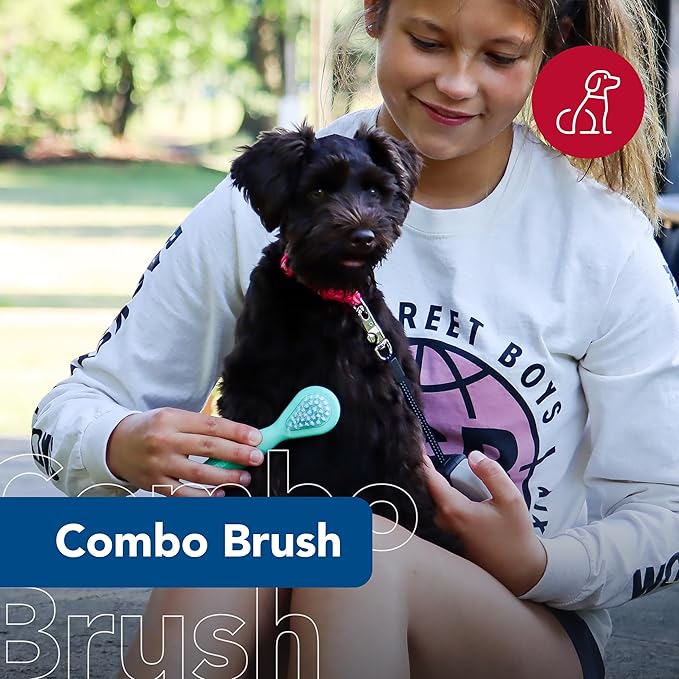 Coastal Pet Li'l Pals Dog Combo Brush - Dog Grooming Brush for Small Dogs - One Size