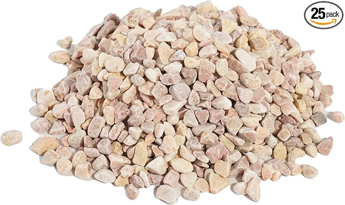300 LBS Natural Gravel for Fish Tank, StoneCreek Betta Fish Aquarium Gravel, Vase Filler, River Rocks, Fish Tank Decorations, Perfect for Aquarium Decor, Fish Tank, Indoor Plant, Pale Yellow
