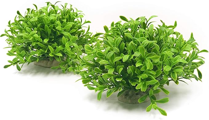 Aquarium Decorations Fish Tank Artificial Green Water Plants Made of Soft Plastic, Safe for All Fish & Pets (Style-3)