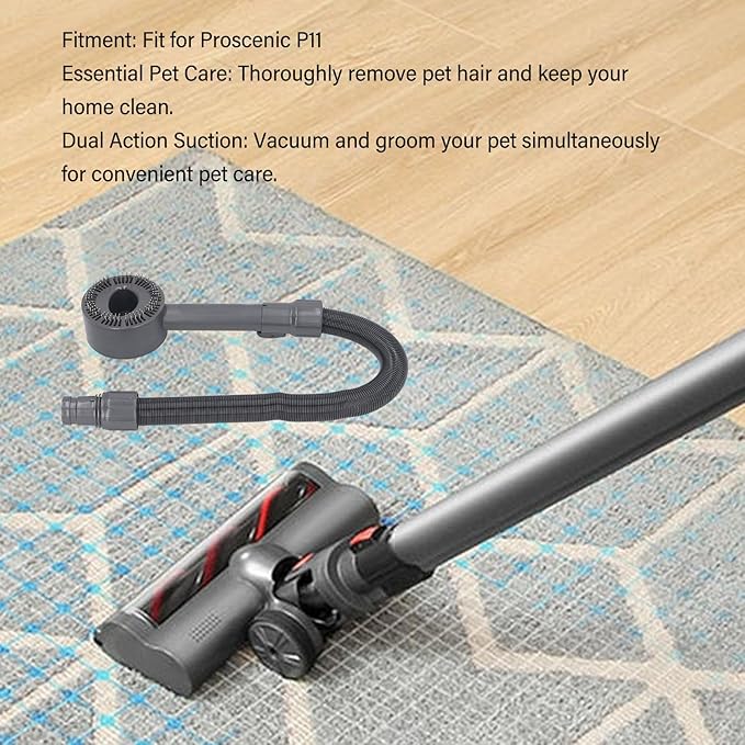 Pet Hair Brush Vacuum Pet Brush Vacuum Attachmnet Dog ABS Easy Assembly Attachment Tool for P11