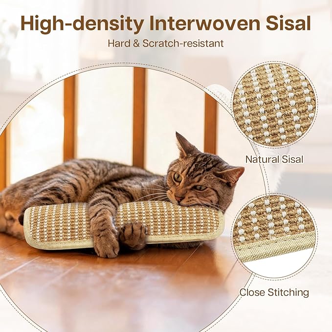 2 Pack 13.4 inch Sisal Pillow Catnip Toy for Cats with Silvervine Sticks, Cat Toys with A+ Organic Catnip Interactive Kicker Toy Scratch-Resistant Safe Chew Toy Teeth Cleaning for Indoor