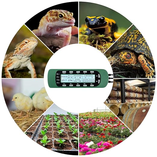 Repti Zoo Digital Reptile Thermometer Hygrometer Controller THC15N