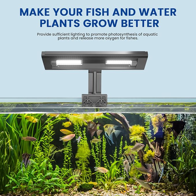 Aluxcia E26 Aquarium Light Bulbs Daylight 5500K,2-Pack(Remove/Bypass The Ballast)
