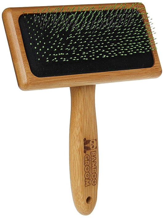 Bamboo Groom Soft Slicker Brush Large (067180)