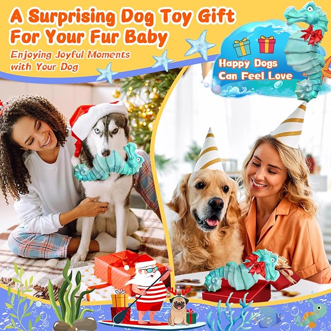 Jeefome Dog Chew Toys for Aggressive Chewers: Tough DogToys for Large Dogs -Indestructible Toys for All Breeds-Squeaky Dog Toys for Aggressive Chewers/Super Chewers/Heavy Duty