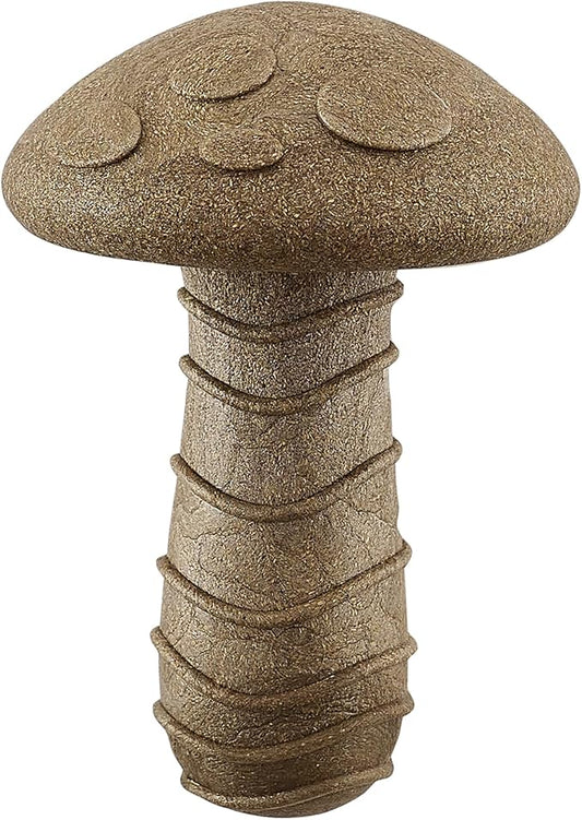 Pupstages Dogwood Mushroom Durable Dog Chew Toy, Peanut Butter Scent, Medium