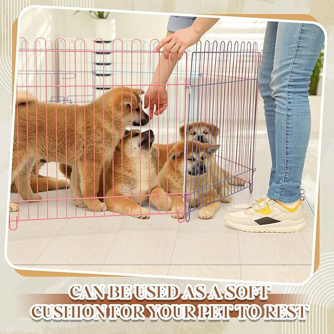 Cinnvoice Under Dog Crate Mat PVC Under Cage Mat Pet Floor Protector 48 x 48 Inch Waterproof Bird Cage Liner Washable Dog Kennel Puppy Pee Training Water Resistant Pad to Protect Floors, Clear