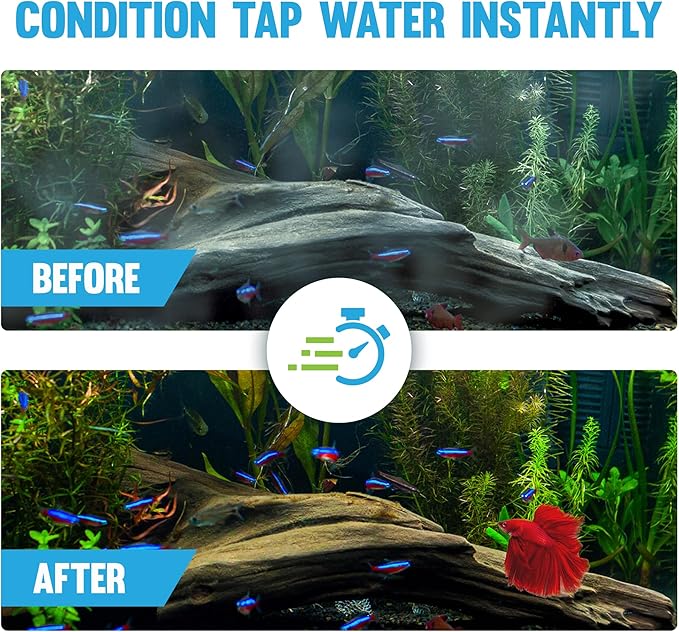 JOR Aquarium Water Conditioner, Colorless Tap Treatment for Betta, Nano, Shrimp, Snails, Freshwater, Saltwater, Large Tanks, Gentle Dechlorinator, Covers Up to 1,000 Gallons, 16 oz per Bottle 