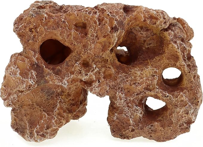 Large Aquarium Decoration Hideouts Resin Rock Mountain Hideaway Cave | Artificial Sea Coral Fish Tank Decoration