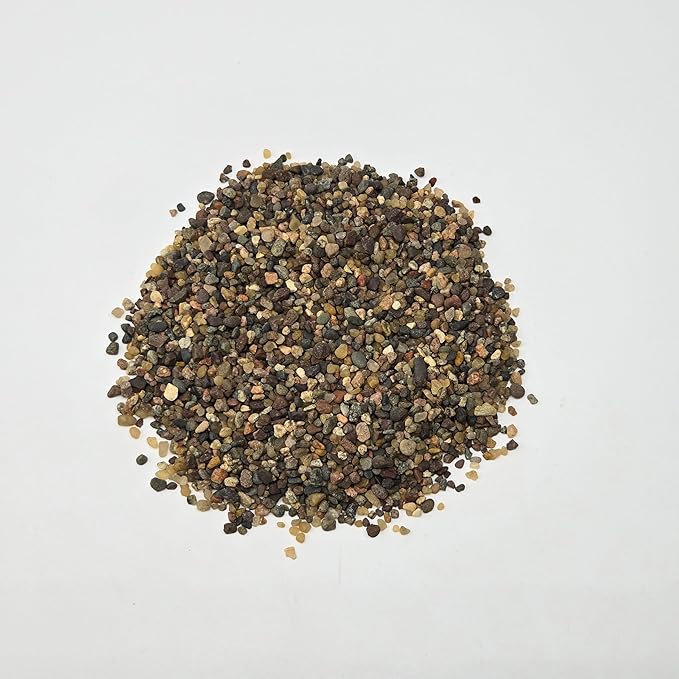 Aqua Natural Midnight Pearl 20lb Gravel Substrate for aquascaping, Aquariums, vivariums and terrariums 2-4mm, Brown