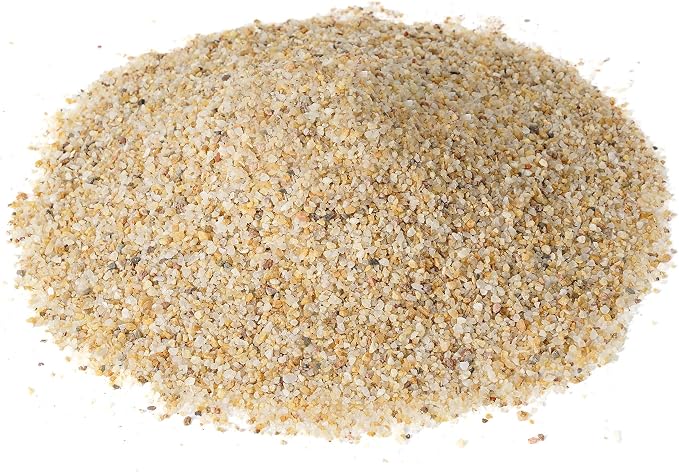 Mr. Fireglass 10 Poundsb Silica Sand for Fire Pits Fireplaces, 14-20 Mesh | Garden and Landscape Decoration, Fireproof Base Layer Natural Fire Sand Gas Fire Pits Filler Under Lava Rock or Fire Glass
