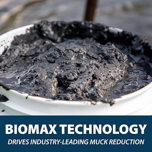 Airmax MuckAway, Natural Pond Muck Remover, Cleans & Clears Away Muck & Sludge, Easy to Use Bacteria & Enzyme Tablets, Safe for The Environment, Treats up to 1 Acre, 3 Month Supply, 36lbs