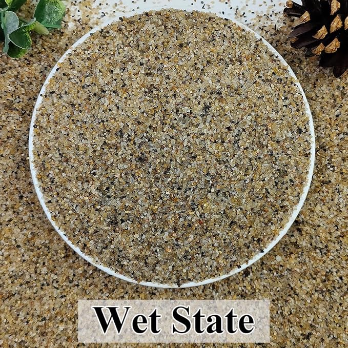 YISZM 20lbs Aquarium Gravel, 1/16"(0.6-1.2mm) Natural River Rocks Succulent Cactus Pea Gravel for Plants, Fish Tank, Decorative Pebbles for Gardening, Flower Pots, Vase Fillers, Landscaping