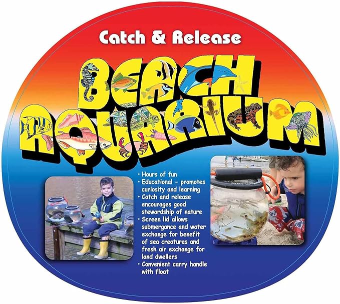 Dry Branch Sports Design Catch and Release Beach Aquarium Kit , Clear