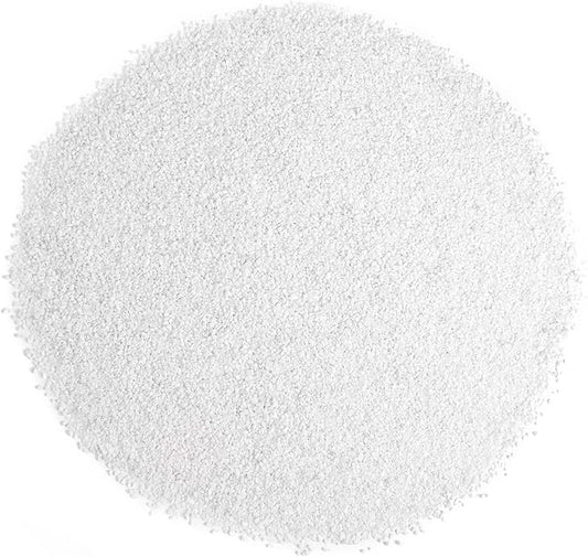 10-20 Mesh White Aquarium Sand, Boniosz 2.4lb Fish Tank Sand Potting Sand Soil for Plants, Aquariums, Terrariums, Bonsai Succulent Cactus, Gardening Landscape
