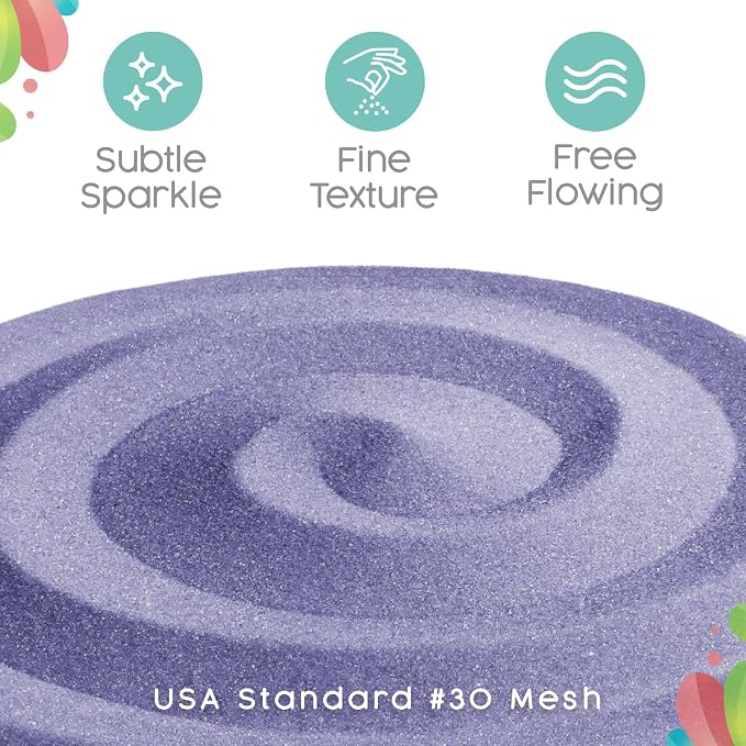 Bluebird Unity Sand, 1 LB (16 oz), Colored Sand for Weddings, Vase Filler, Home Decor, Crafts, Terrariums, and More