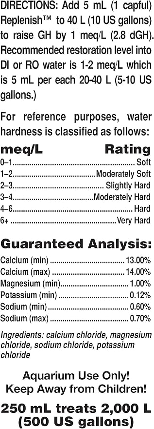 Seachem Replenish 250ml (8.5oz) (Pack of 2)