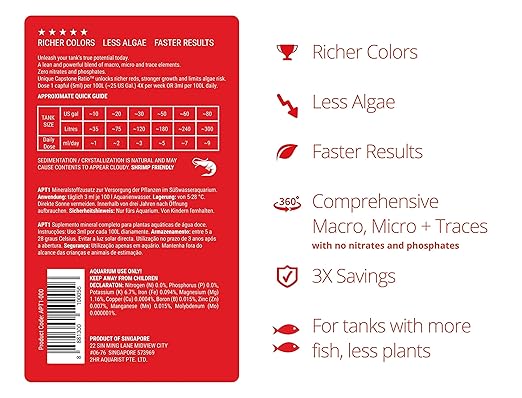2HR Aquarist All-in-One Aquarium Plant Fertilizer APT 1/ Zero (500ml)