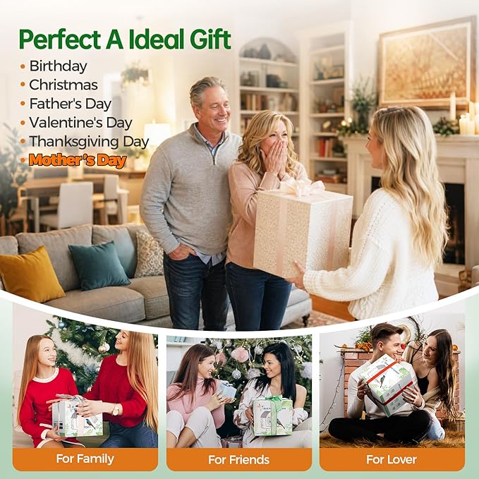 Smart Bird Feeder with Camera - Solar Powered Bird Watching Camera with 2K HD Live View, Auto Capture & AI Identify 10,000+ Species, 2.4G WiFi Outdoor Birdhouse, Ideal Gifts for Bird Lovers