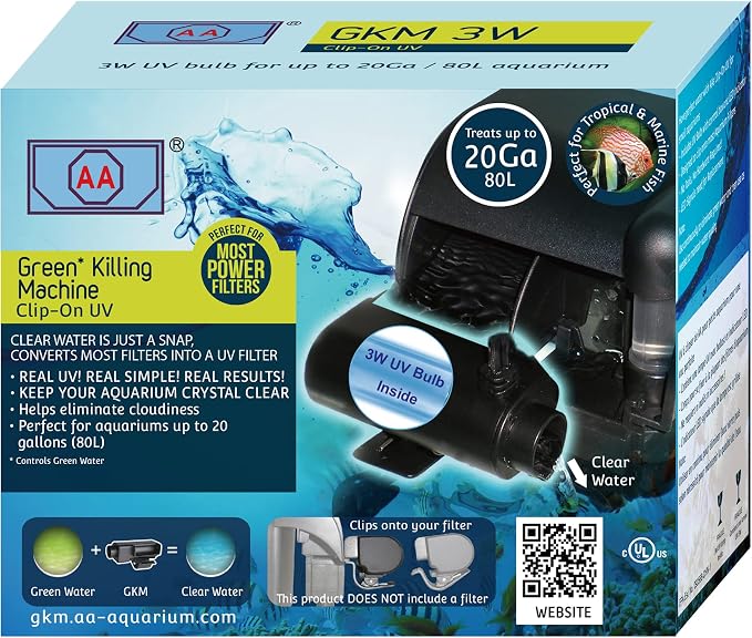 AA GKM3W Clip On UV,Black,1 Count (Pack of 1)