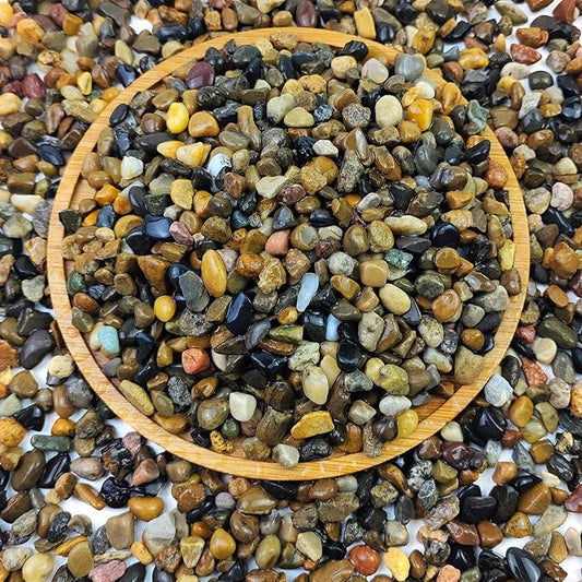 FANTIAN 10 lbs Pea Gravel for Landscaping,1/4 Inch Aquarium Gravel. Decorative River Rocks for Fish Tank Succulent Vase Cactus Bonsai Plant Soil Cover and Outdoor Landscaping Rocks