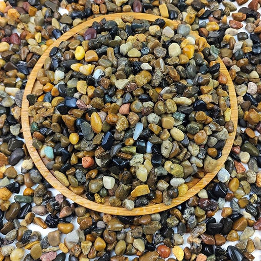 FANTIAN 40 lbs Aquarium Gravel, 1/4 Inch Fish Tank Pea Gravel, Decorative River Rocks Stone for Freshwater Tanks, Outdoor Pond, Garden, Landscaping, Terrarium, Soil Drainage