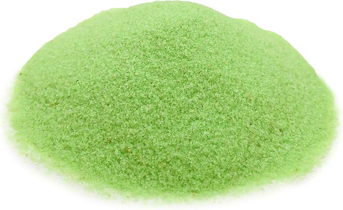 Alternative Imagination Lime Green Fine Colored Sand for Ritual Use, Zen Gardens, Incense Burners, Smudging Bowls, Unity Ceremonies, Mandalas, Spiritual Practices, Arts & Crafts (1 Pound)