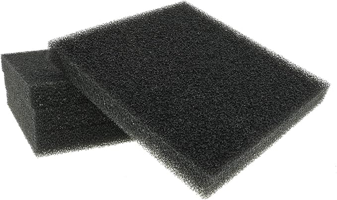 8 Pieces Aquarium Filter Foam Sponges Pad 9x9x1 Inch | Fish Tank Bio Sponge Coarse Sheet Filter Media Pad, Cut-to-Size Foam for Pet Filters