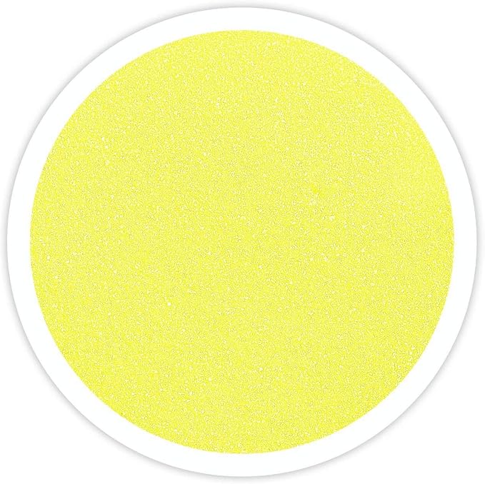 Sandsational Sparkle Lemon Yellow Unity Sand, 2 LB (32 oz), Bright Yellow Colored Sand for Weddings, Vase Filler, Home Decor, Crafts, Terrariums, and More