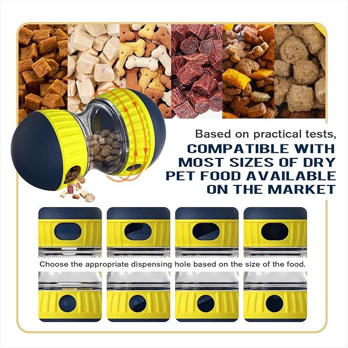 TLKNG Extra-Large Size Dog Enrichment Toy for Medium/Large Aggressive Chewer Breed Dogs Treat Dispenser Ball & Food Dispensing Toys & Puzzles Slow Feeder & Mental Stimulation,Ultimate Boredom Buster