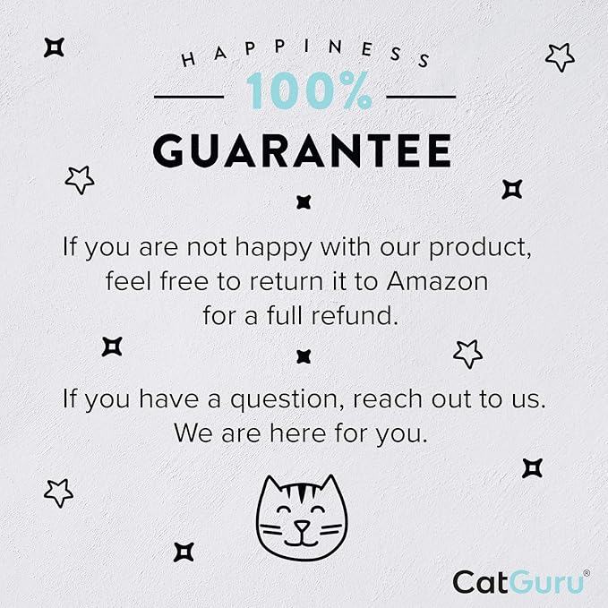 CatGuru Cat Litter Mat, Medium, Extra Large, XXL, Waterproof Litter Box Mat, Non Slip Kitty Litter Mat, Machine Washable Litter Trapping Mat, Soft Litter Tray, Cat Stuff (XL, Grey/Standard)