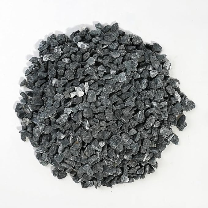 36 LBS Natural Gravel for Fish Tank, StoneCreek Betta Fish Aquarium Gravel, Vase Filler, River Rocks, Fish Tank Decorations, Perfect for Aquarium Decor, Fish Tank, Indoor Plant, Black