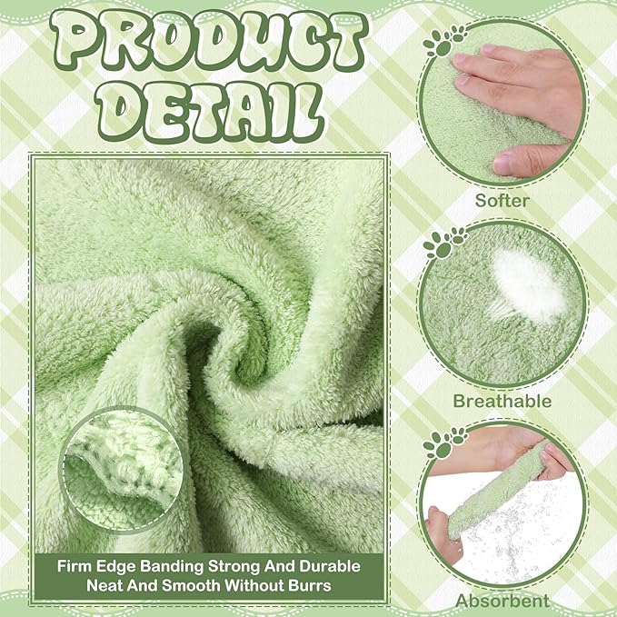 Newwiee 24 Pcs Guinea Pig Fleece Bedding Blankets Bulk Washable Small Animal Fleece Cage Liners Pet Wash Cloth Sleeping Mat Cover for Hamster Chinchilla Rabbit Hedgehog(12 x 12 Inch,Multicolor)