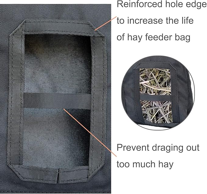 Rabbit Hay Feeder Guinea Pig Hay Feeder Bag Bunny Hay Holder Storage for Small Animal Chinchilla Hamsters