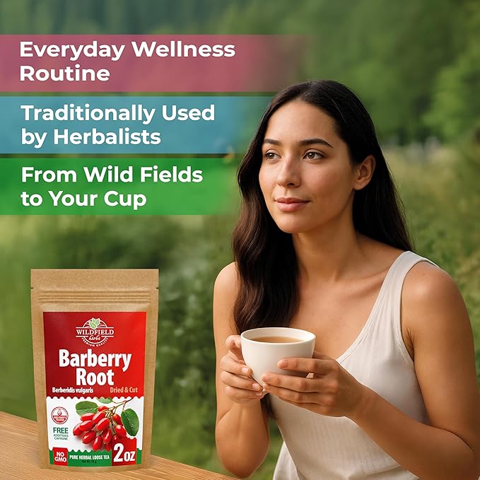 2 oz. Barberry Root Herbal Tea (Berberis vulgaris) – 56g Dried Barberry Root Tea Raíz de Agracejo