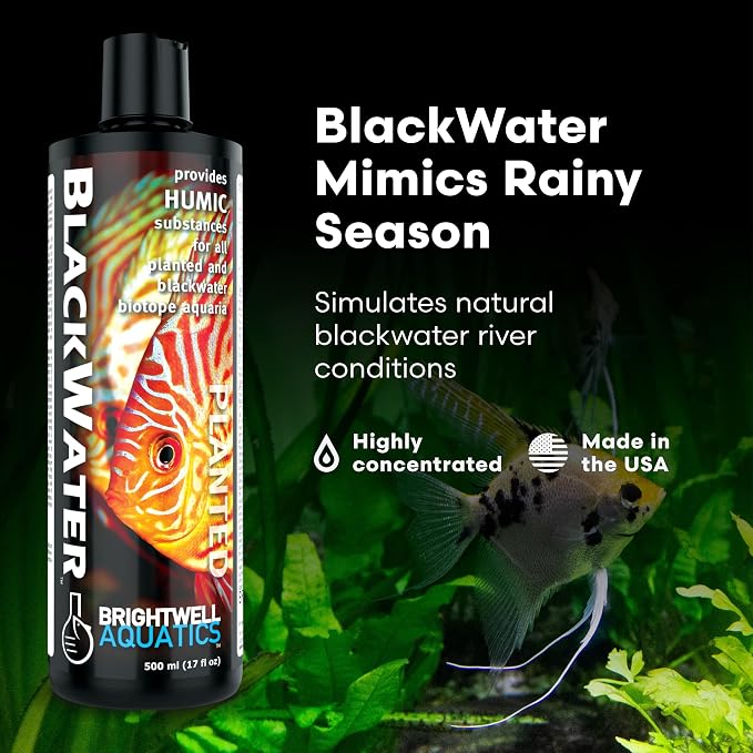Brightwell Aquatics Blackwater Humic & Fulvic Acid for Aquariums, 20L