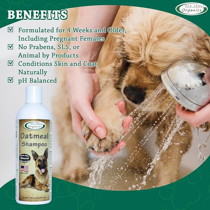 Oatmeal Shampoo Formulated for Dogs 16oz